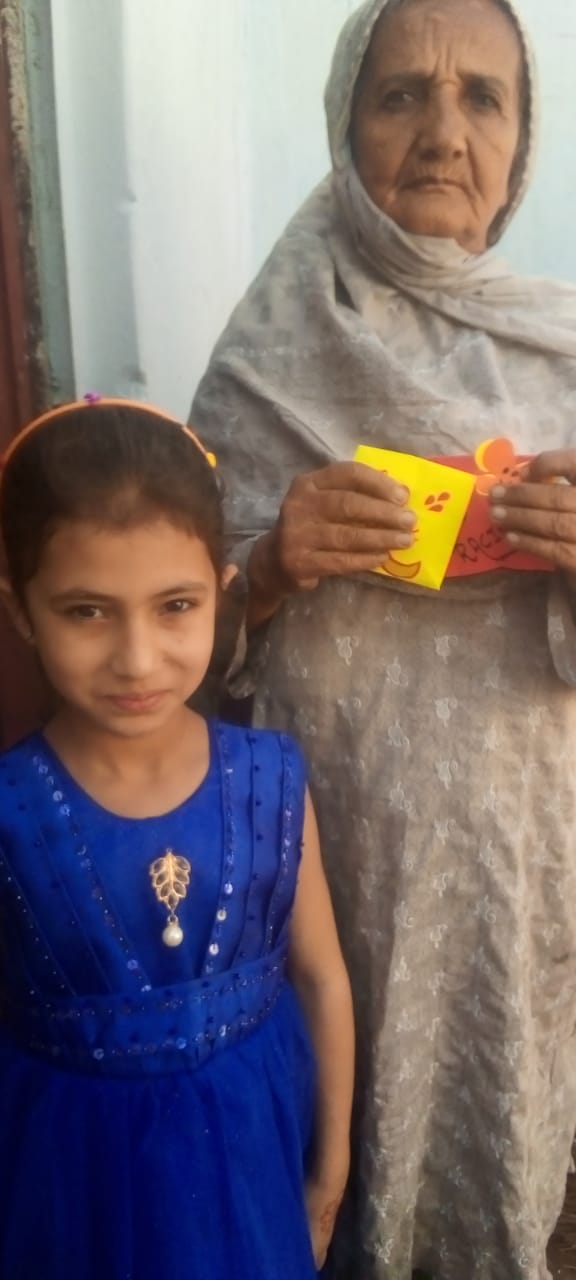 Family receiving support together